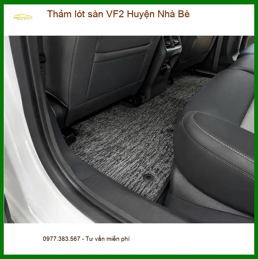 Địa Chỉ Lắp Thảm Lót Sàn Ô Tô lót sàn VF2 Huyện Nhà Bè - Giá Tốt TPHCM ảnh thực tế 2