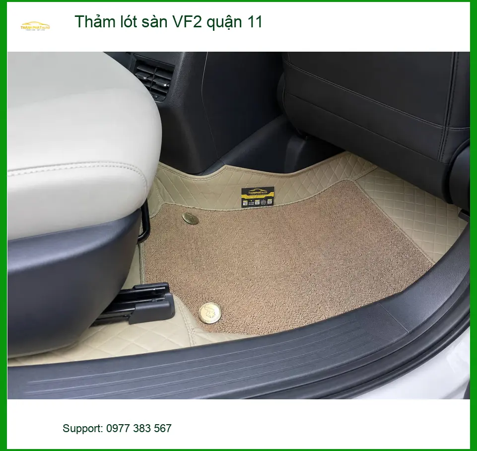 Cửa Hàng May Thảm Lót Sàn Ô Tô lót sàn VF2 quận 11 - Giá Tốt TPHCM ảnh thực tế 2