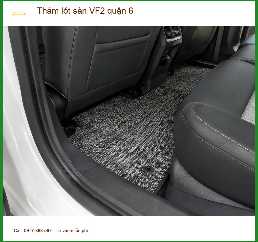 Trung Tâm Lắp Thảm Lót Sàn Ô Tô lót sàn VF2 quận 6 - Giá Tốt TPHCM ảnh thực tế 2