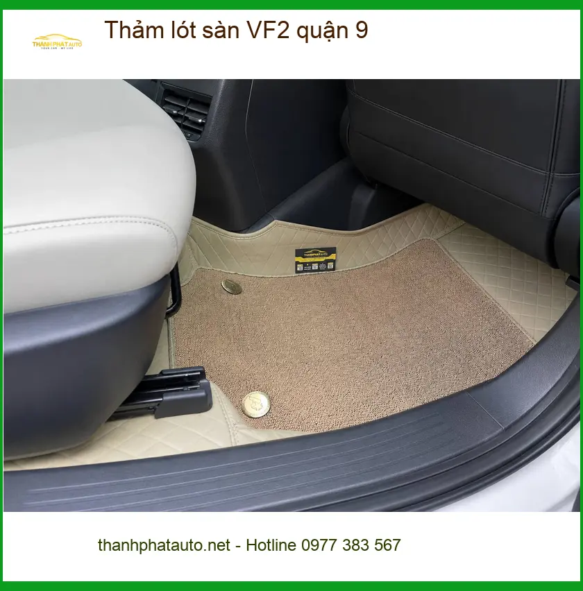 Địa Chỉ Lắp Thảm Lót Sàn Ô Tô lót sàn VF2 quận 9 - Giá Tốt TPHCM