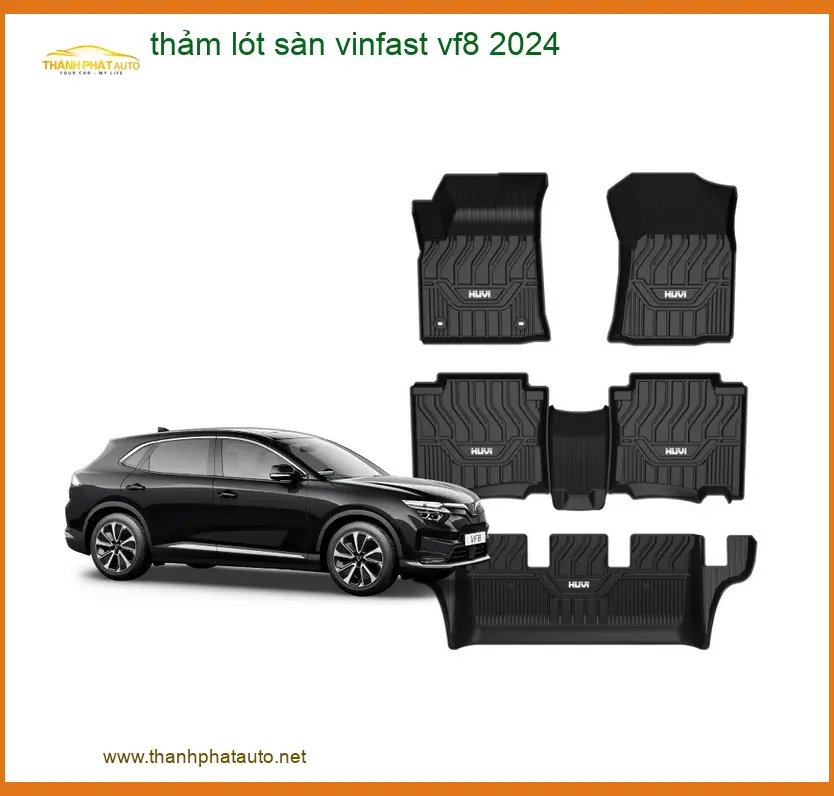 Thảm Lót Sàn Vinfast VF8 2024 - Trung Tâm Lắp Đặt Uy Tín TPHCM