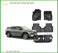 Thảm Lót Sàn Vinfast VF9 2024 - Địa Chỉ Lắp Đặt Uy Tín TPHCM