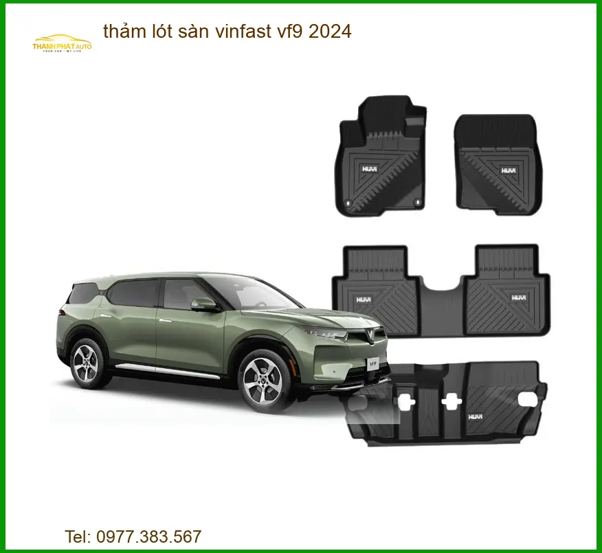 Thảm Lót Sàn Vinfast VF9 2024 - Địa Chỉ Lắp Đặt Uy Tín TPHCM