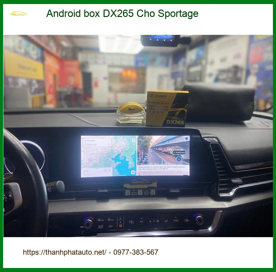 Anh Minh lắp Android box DX265 cho Sportage tại Quận 12 để nâng tầm giải trí ảnh thực tế 4