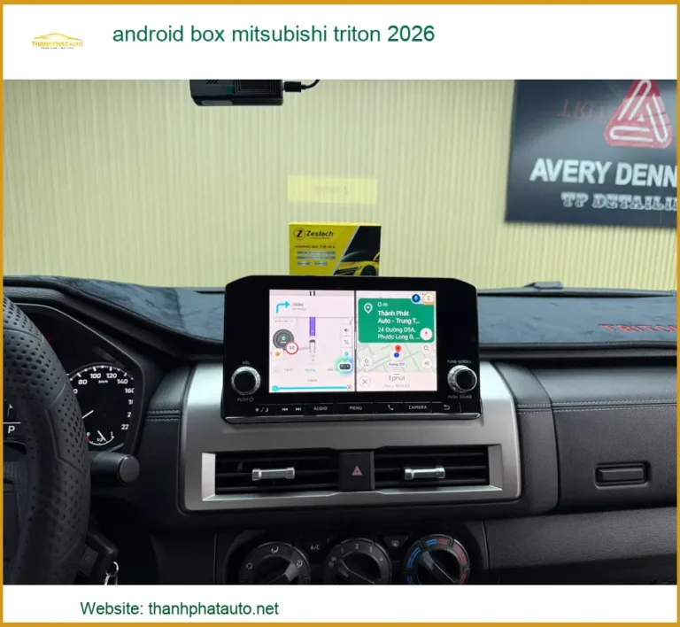Android Box Mitsubishi Triton 2026 - Trung Tâm Lắp Đặt Chính Hãng TPHCM