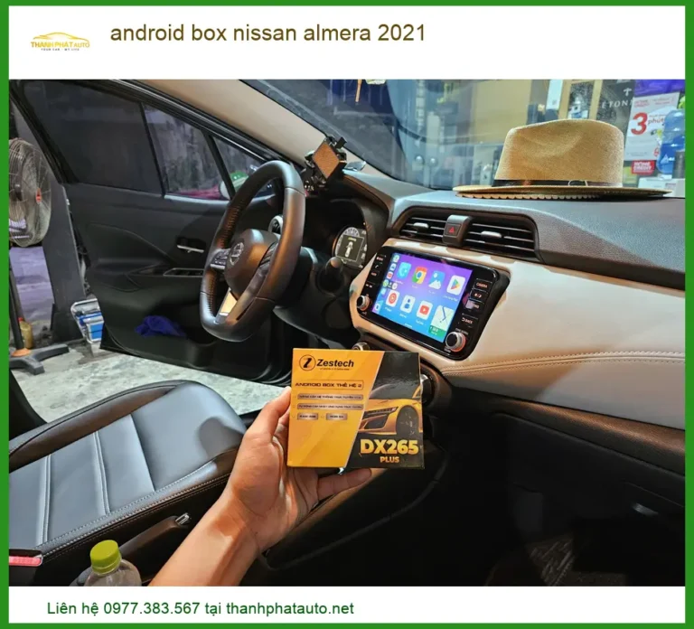 Android Box Nissan Almera 2021 - Địa Chỉ Lắp Đặt Uy Tín TPHCM