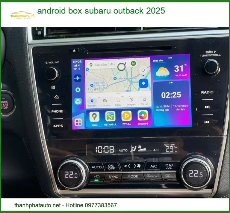 Android Box Subaru Outback 2025 - Trung Tâm Lắp Đặt Uy Tín TPHCM