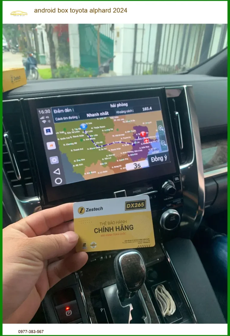 Android Box Toyota Alphard 2024 - Địa Chỉ Nâng Cấp Chính Hãng TPHCM