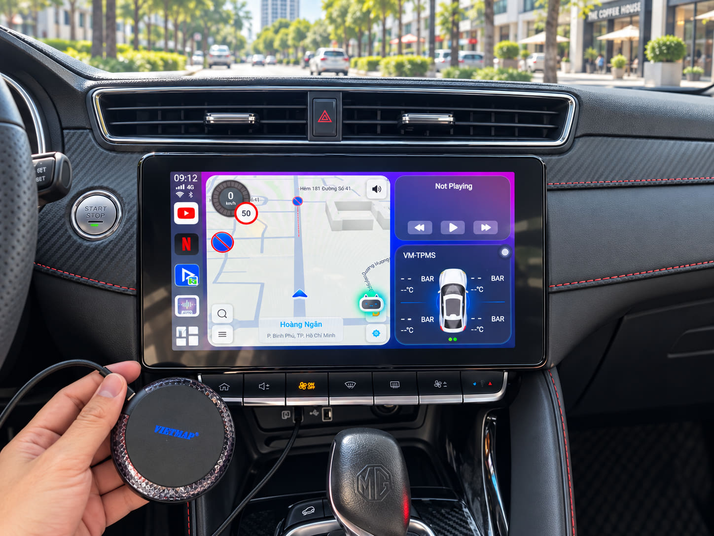 Android Box Vietmap cho ô tô tại Thành Phát Auto