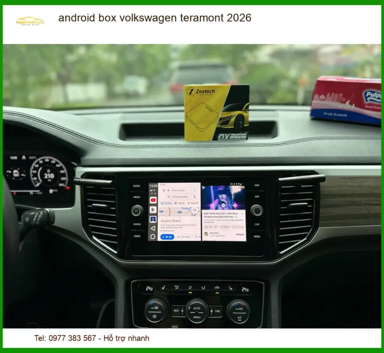 Android Box Volkswagen Teramont 2026 - Địa Chỉ Lắp Đặt Chính Hãng TPHCM