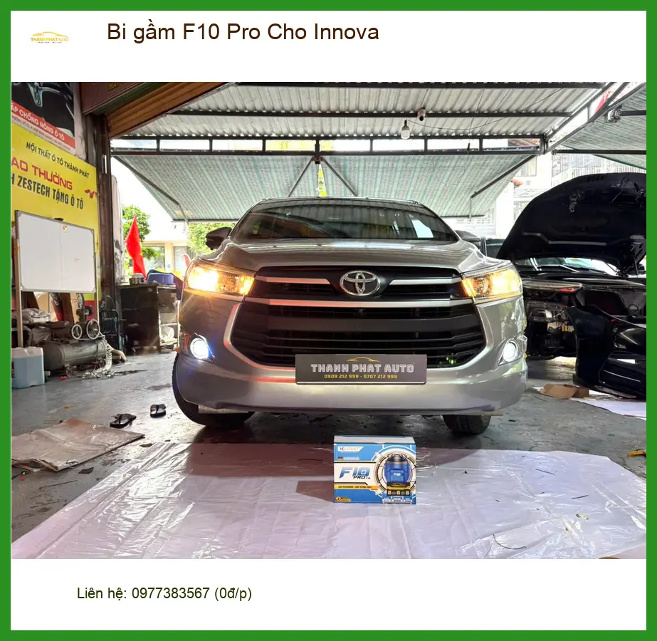 Anh Cường độ bi gầm F10 Pro cho Innova ở Thủ Đức vì đèn zin yếu ảnh thực tế 2