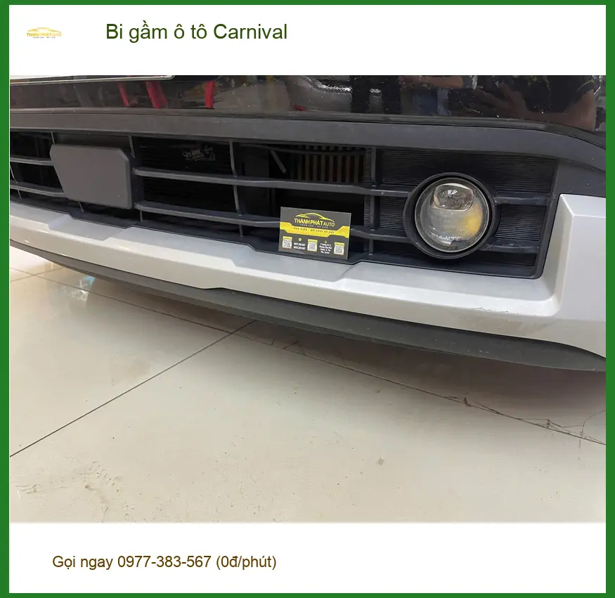 Chị Thư độ bi gầm cho Kia Carnival ở Quận 9 để sáng hơn khi đi đêm