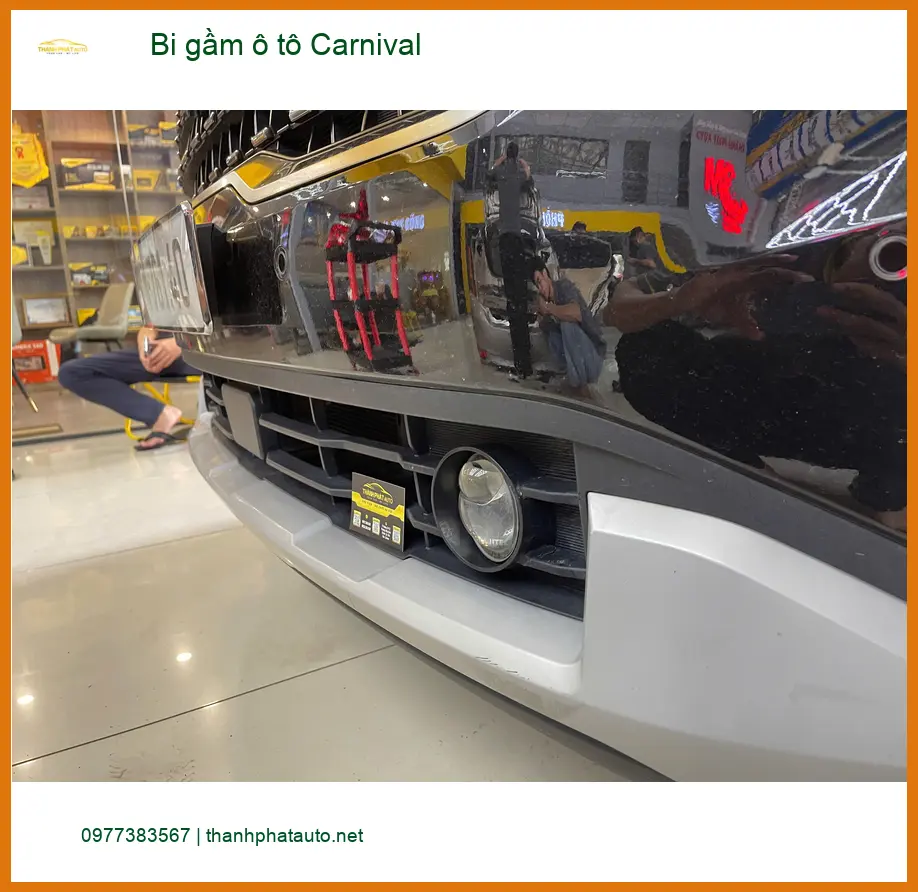 Chị Thư độ bi gầm cho Kia Carnival ở Quận 9 để sáng hơn khi đi đêm ảnh thực tế 2