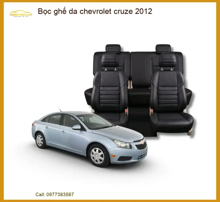 Bọc Ghế Da Cao Cấp Chevrolet Cruze 2012 - Địa Chỉ Lắp Đặt Chính Hãng TPHCM
