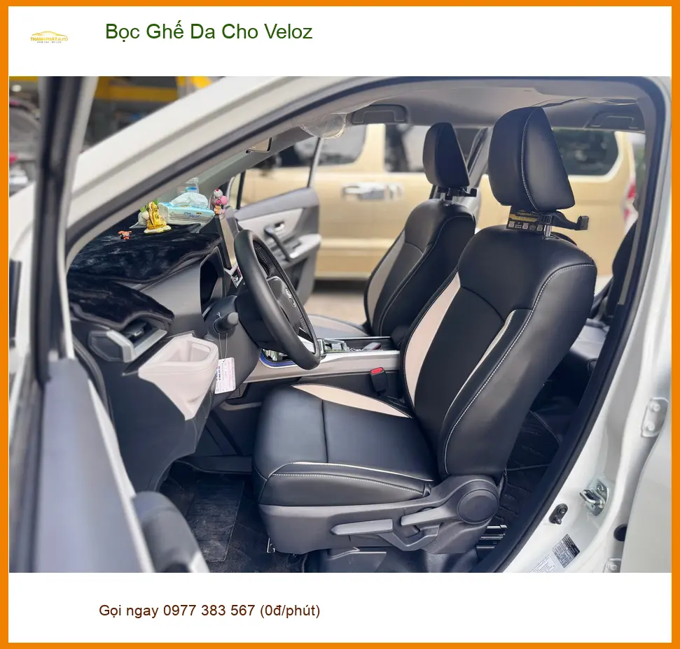 Chị Thảo bọc ghế da cho Veloz tại Quận 9 để nâng tầm không gian nội thất ảnh thực tế 4