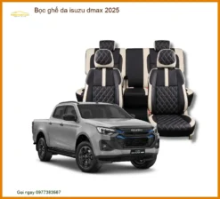 Bọc Ghế Da Isuzu Dmax 2025 - Trung Tâm Lắp Đặt Chính Hãng TPHCM