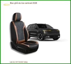 Bọc Ghế Da Kia Carnival 2026 - Trung Tâm Thi Công Giá Tốt TPHCM