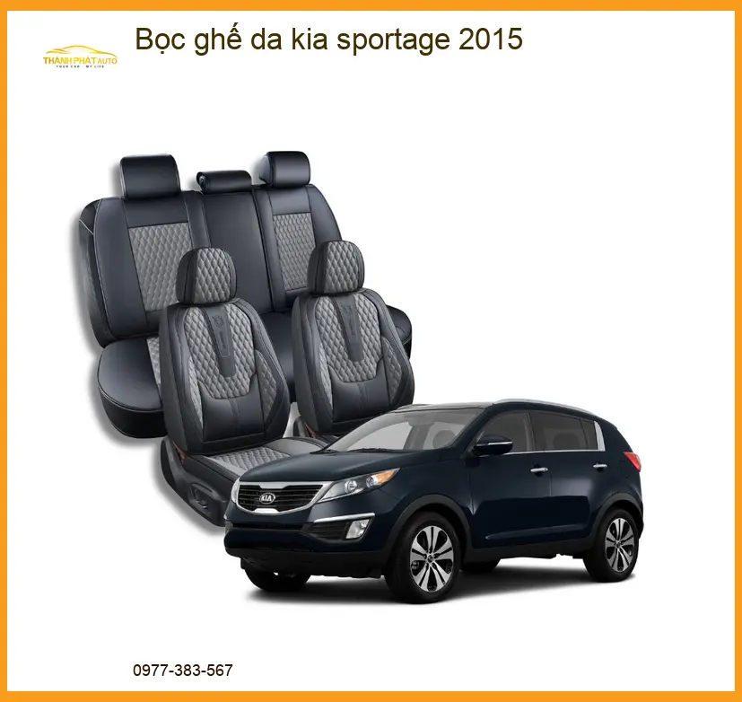 Bọc ghế da Kia Sportage 2015 - Trung Tâm Nâng Cấp Chính Hãng Uy Tín TPHCM