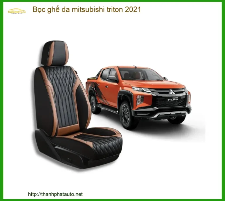 Bọc Ghế Da Cao Cấp Mitsubishi Triton 2021 - Trung Tâm Lắp Đặt Uy Tín TPHCM