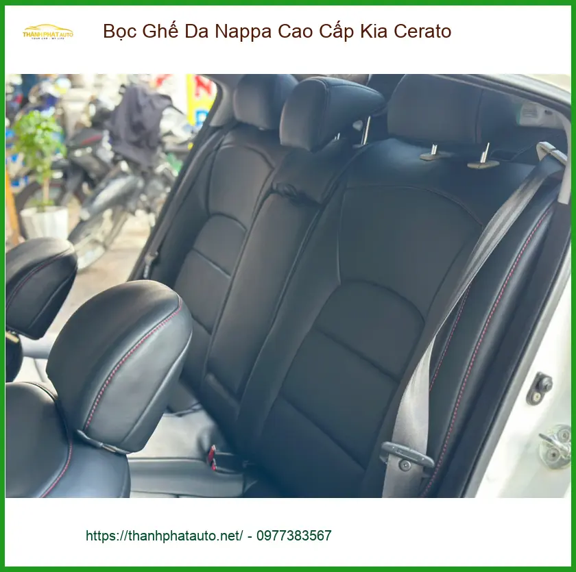 Anh Phước bọc ghế da Nappa cao cấp Kia Cerato Quận 12 nâng tầm nội thất ảnh thực tế 3