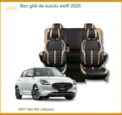 Bọc Ghế Da Suzuki Swift 2025 - Trung Tâm Lắp Đặt Uy Tín Giá Tốt TPHCM