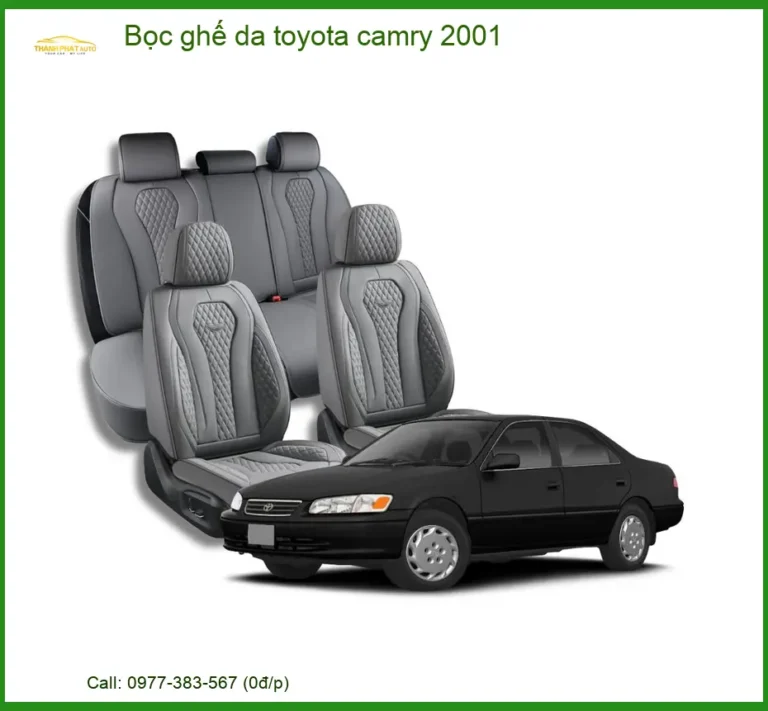 Dịch Vụ Bọc Ghế Da Toyota Camry 2001 - Nơi Lắp Đặt Chính Hãng Giá Tốt TPHCM