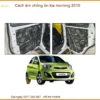 Cách Âm Chống Ồn Kia Morning 2010 - Trung Tâm Lắp Đặt Uy Tín TPHCM