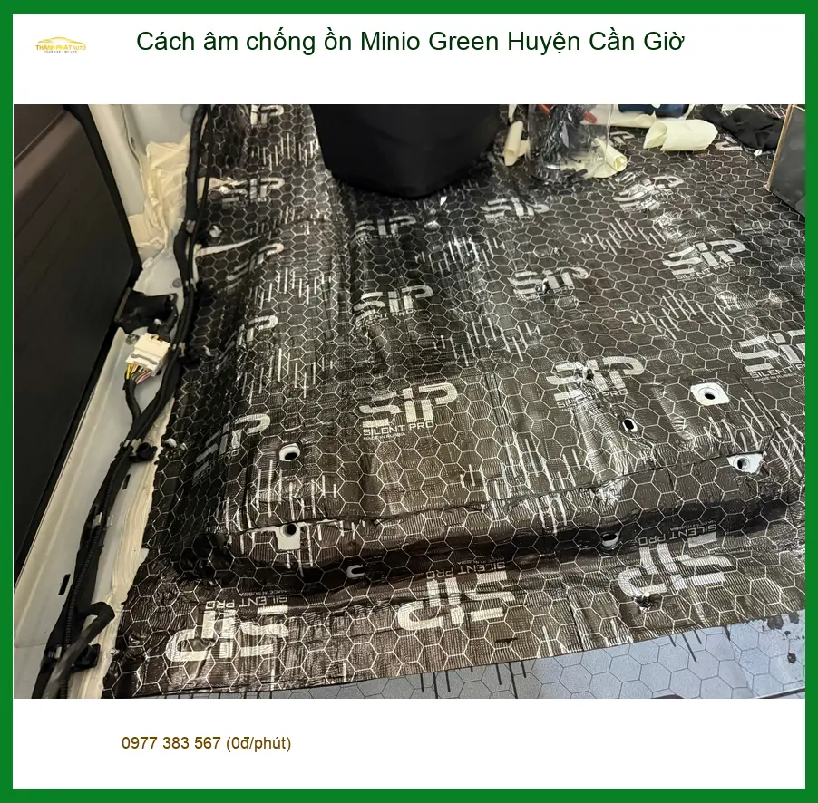 Nơi Lắp Cách Âm Chống Ồn Ô Tô âm chống ồn Minio Green Huyện Cần Giờ-Giá Tốt TPHCM ảnh thực tế 3