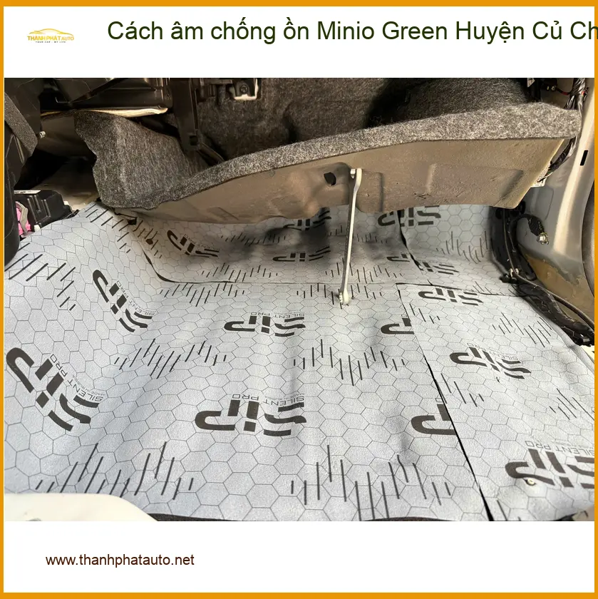 Dịch Vụ Thi Công Cách Âm Chống Ồn Ô Tô Minio Green Tại Củ Chi - Giá Tốt TPHCM ảnh thực tế 2