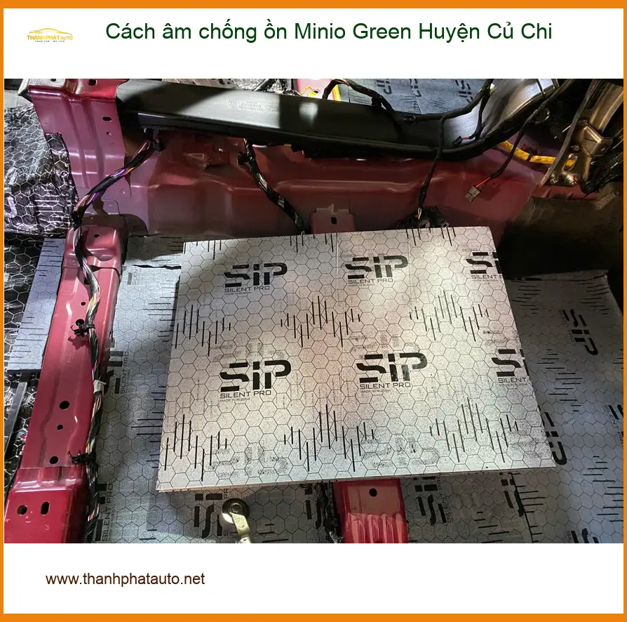 Dịch Vụ Thi Công Cách Âm Chống Ồn Ô Tô Minio Green Tại Củ Chi - Giá Tốt TPHCM ảnh thực tế 3