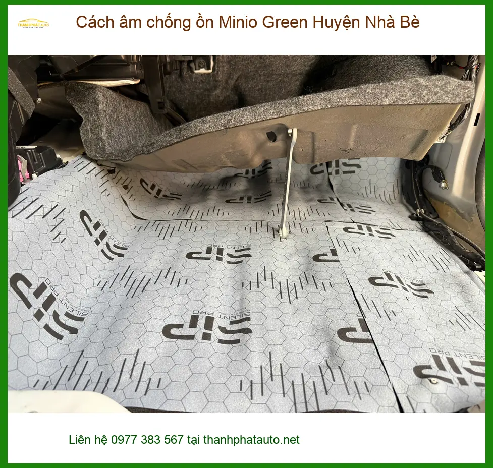 Nơi Dán Cách Âm Chống Ồn Ô Tô Minio Green Tại Huyện Nhà Bè - Giá Tốt TPHCM