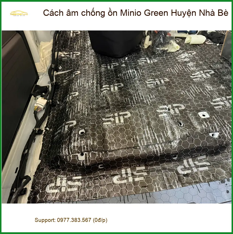 Nơi Dán Cách Âm Chống Ồn Ô Tô Minio Green Tại Huyện Nhà Bè - Giá Tốt TPHCM ảnh thực tế 2