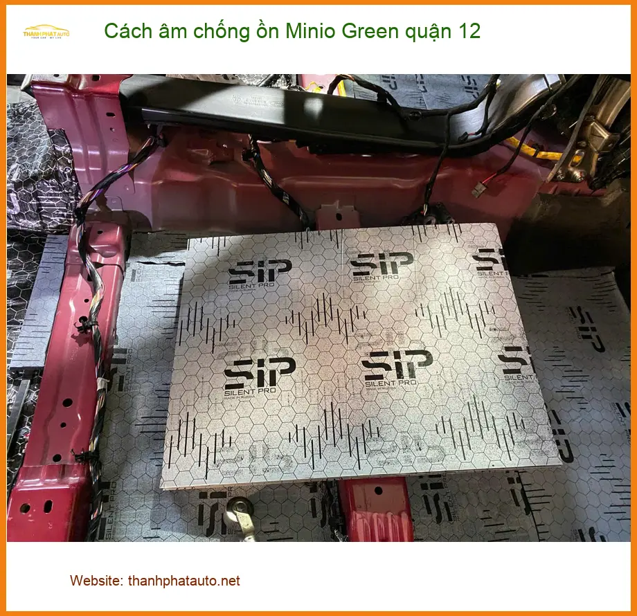Nơi Lắp Cách Âm Chống Ồn Ô Tô Minio Green quận 12 - Giá Tốt TPHCM ảnh thực tế 2