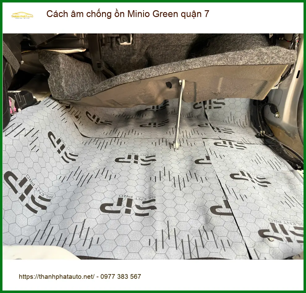 Nơi Cách Âm Chống Ồn Ô Tô âm chống ồn Minio Green quận 7 - Giá Tốt TPHCM ảnh thực tế 2