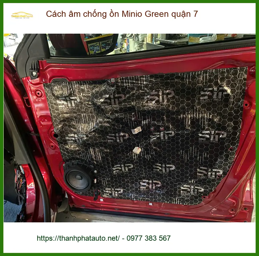 Nơi Cách Âm Chống Ồn Ô Tô âm chống ồn Minio Green quận 7 - Giá Tốt TPHCM ảnh thực tế 3