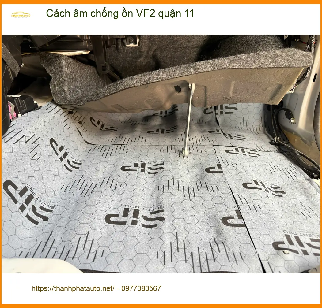 Nơi Thi Công Cách Âm Chống Ồn Ô Tô âm chống ồn VF2 quận 11 - Giá Tốt TPHCM
