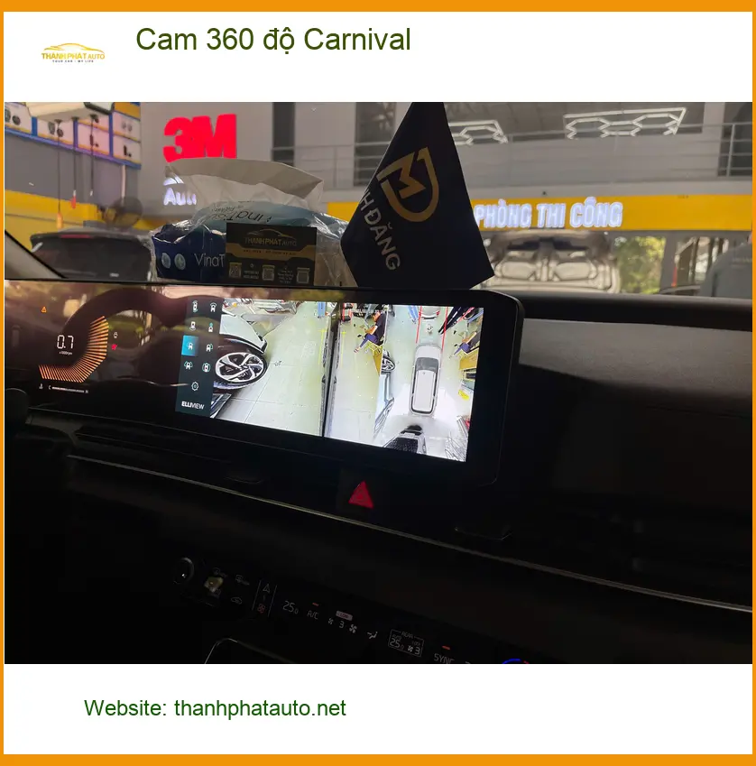 Anh Lâm lắp Cam 360 độ Carnival tại Quận 9 để an tâm hơn khi di chuyển trong hẻm nhỏ