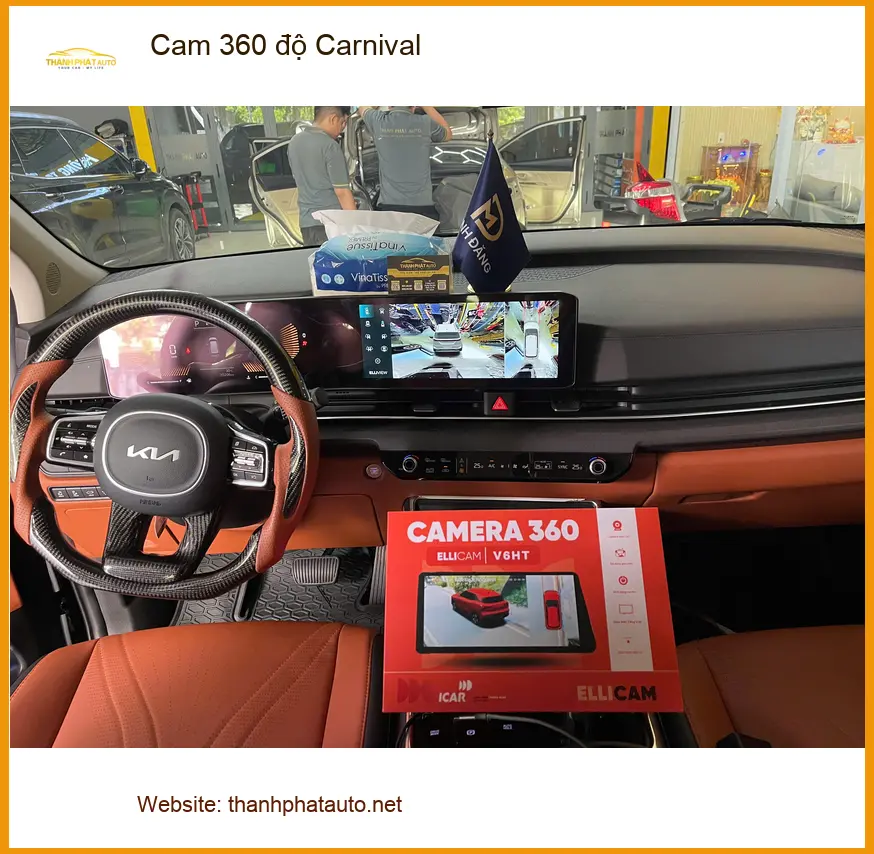 Anh Lâm lắp Cam 360 độ Carnival tại Quận 9 để an tâm hơn khi di chuyển trong hẻm nhỏ ảnh thực tế 4