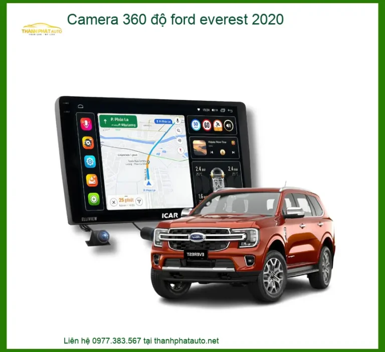 Camera 360 độ Ford Everest 2020 - Trung Tâm Lắp Đặt Uy Tín TPHCM