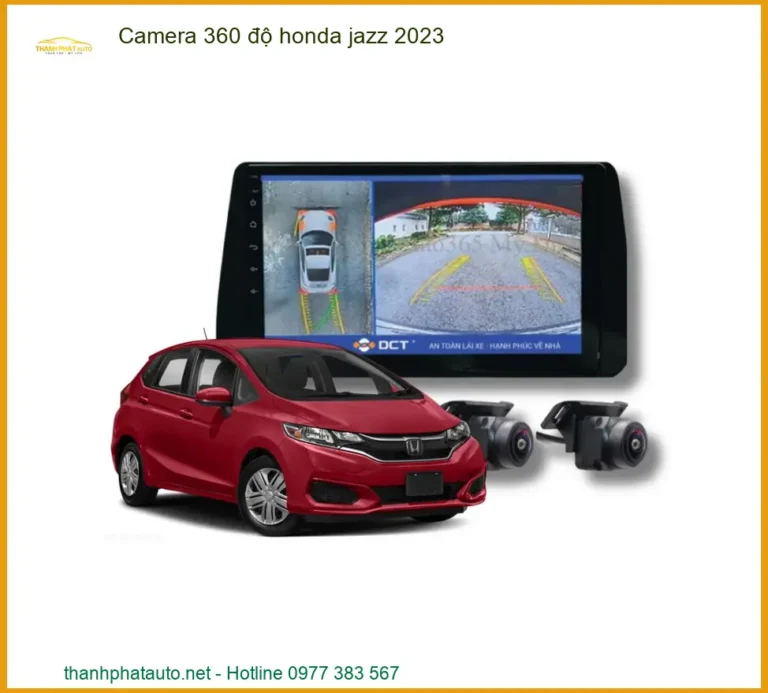 Camera 360 độ Honda Jazz 2023 - Địa Chỉ Lắp Đặt Uy Tín TPHCM