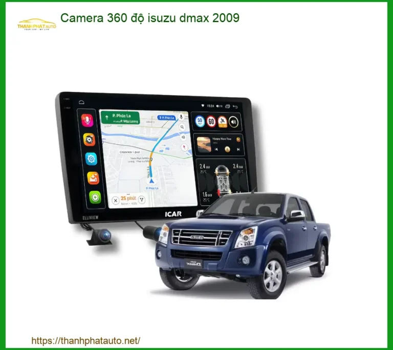 Camera 360 độ Isuzu Dmax 2009 - Trung Tâm Gắn Chính Hãng TPHCM