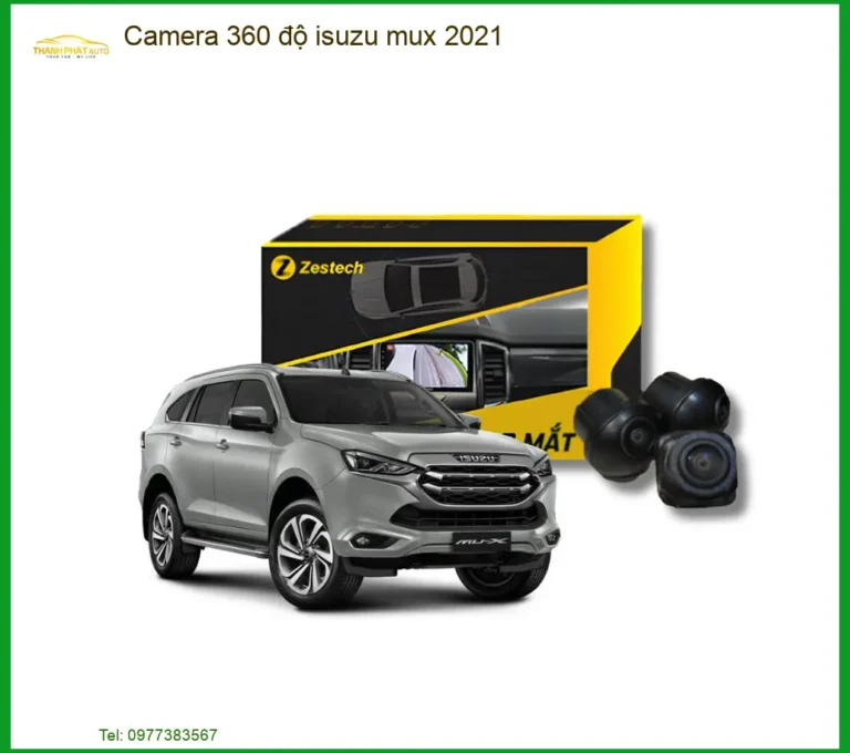 Camera 360 độ Isuzu MU-X 2021 - Trung Tâm Lắp Đặt Uy Tín TPHCM