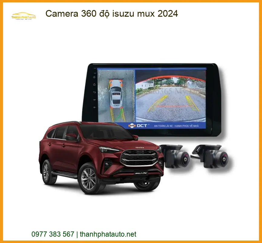 Camera 360 độ Ô Tô Isuzu Mu-X 2024 - Địa Chỉ Lắp Đặt Uy Tín TPHCM