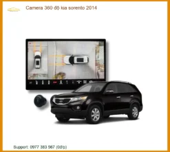 Camera 360 độ Kia Sorento 2014 - Địa Chỉ Lắp Đặt Uy Tín TPHCM