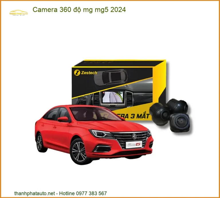 Camera 360 độ Chính Hãng MG MG5 2024 - Địa Chỉ Lắp Đặt Uy Tín TPHCM