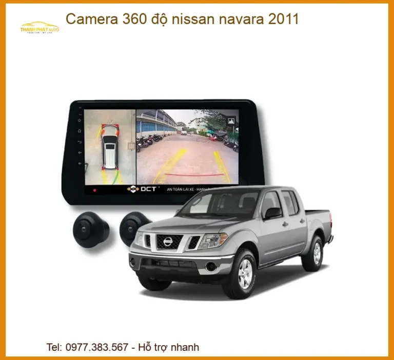 Camera 360 độ Nissan Navara 2011 - Trung Tâm Lắp Đặt Uy Tín TPHCM