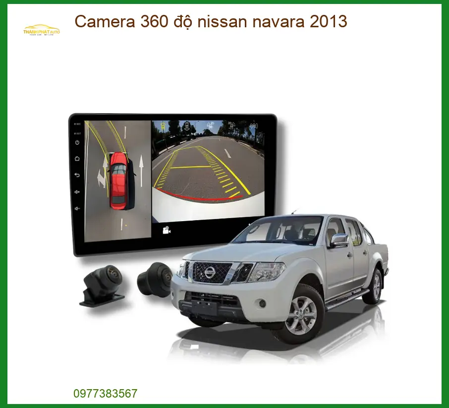 Camera 360 độ Nissan Navara 2013 - Trung Tâm Lắp Đặt Uy Tín TPHCM