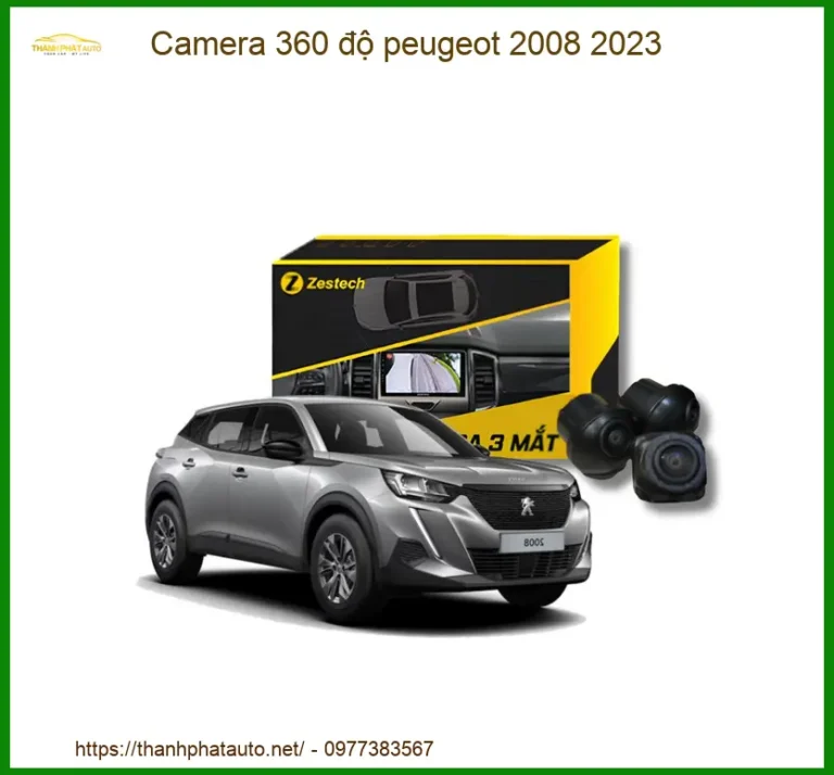 Camera 360 độ Peugeot 2008 2023 - Trung Tâm Lắp Đặt Uy Tín Giá Tốt TPHCM