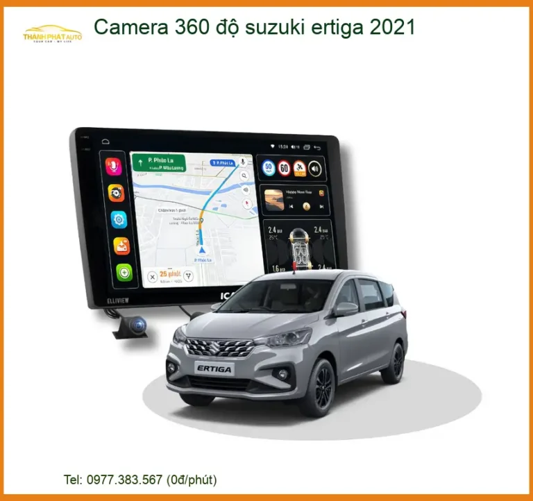 Camera 360 độ Suzuki Ertiga 2021 - Đơn Vị Thi Công Chính Hãng Uy Tín TPHCM