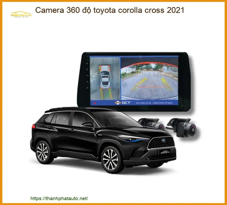 Camera 360 độ Toyota Corolla Cross 2021 - Địa Chỉ Lắp Đặt Chính Hãng TPHCM